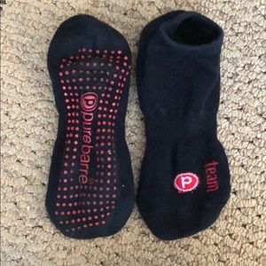 Pure Barre team sticky socks